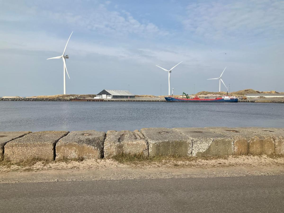 Strandhytten Hvide Sande Buitenkant foto
