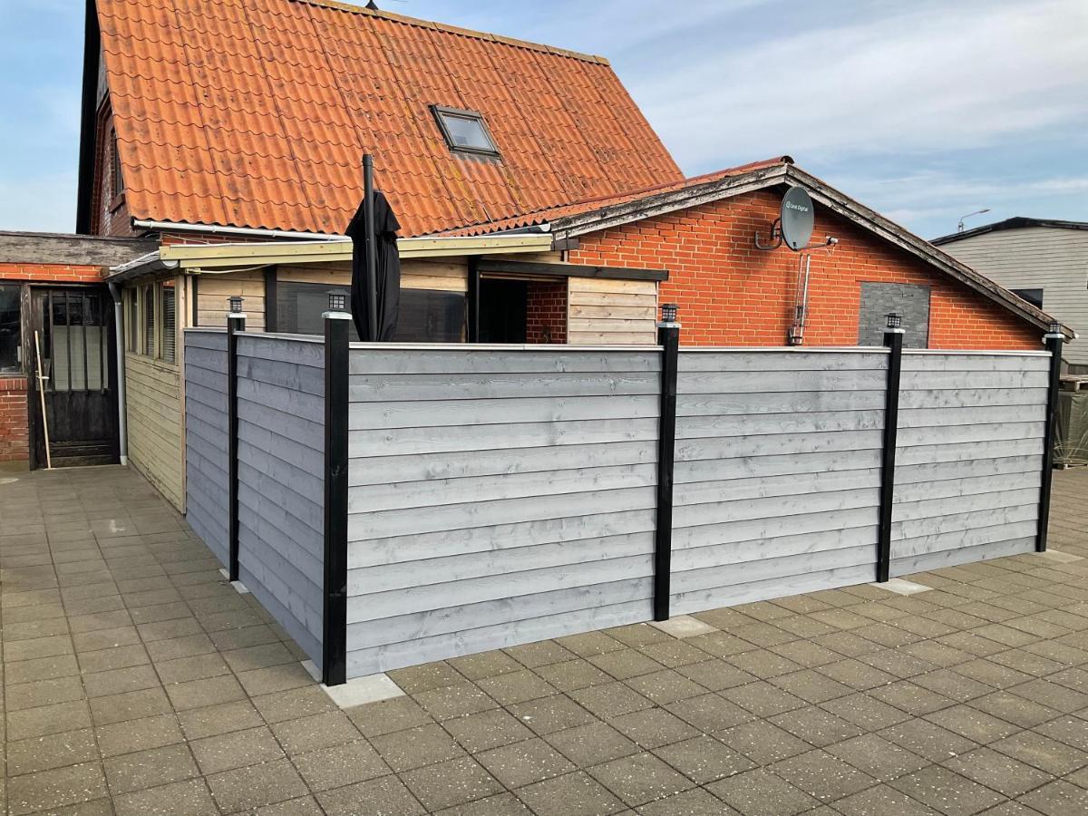 Strandhytten Hvide Sande Buitenkant foto